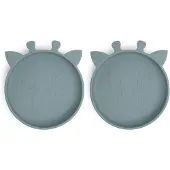 Nuuroo - Akila Silicone Plate 2-pack Giraffe - Lead