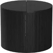 Vicco Couchtisch Tavilo Eiche/Schwarz 48 x 48 cm, Model 55192