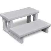 vidaXL Whirlpooltreppe Weiß - Poolzubehör CC32531
