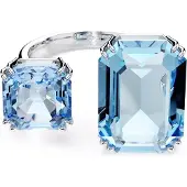 Swarovski Millenia Offener Ring Oktagon Schliff Blau