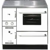 Wamsler wasserf. Küchenofen | K 148 | 23 kW | Weiß | Rauchrohr links
