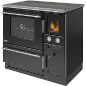 Wamsler wasserf. Küchenofen | K 148 F | 23 kW | Schwarz | links