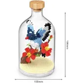 Tinisu Elster Bausteine Modell Figur Klemmbausteine Flasche Micro-Bricks