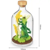 Tinisu Grashüpfer Bausteine Modell Figur Klemmbausteine Flasche Micro-Bricks