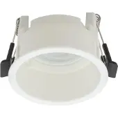 Licht-Erlebnisse Wand Einbauleuchte GU10 rund Ø 7 cm Weiß Modern
