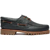 Timberland Authentic Boat Shoe Dark Green Full Grain Größe: 43.5 | Schnürschuhe Outlet | Herren | Grün