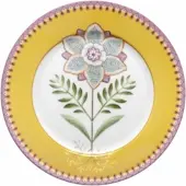 Pip studio Teller Home Plate Lily & Lotus Yellow 21 cm (6er Set)