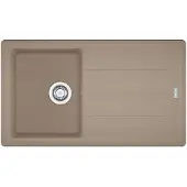 Franke BASIS BFG 611-86 Einbauspüle / Fraganit / Cashmere / Excenter / 45 cm