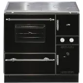Wamsler wasserf. Küchenofen | K 148 CL | 23 kW | schwarz/chrom | links