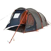Tambu Outdoor Camping Zelt für 4-5 Personen nachhaltiges Familien Tunnelzelt wasserdicht aus recyceltem Material mit Stehhöhe & große Fenster