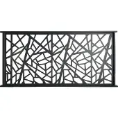 Floraworld Zaunfeld Amsterdam Aluminium 200 x 100 cm anthrazit