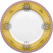 Pip studio Teller Home Plate Lily & Lotus Yellow 23 cm (6er Set)