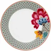 Pip studio Teller Home Plate Blooming Tales Blue 21 cm (6er Set)