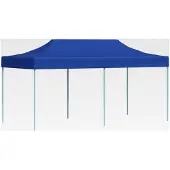 Markenlos Faltpavillon 3x6 m Blau Partyzelt Festzelt Gartenzelt