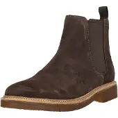Clarks Chelsea Boots Clarkdale Easy mit Contour-Cushion-Fußbett 5230 Dark Brown Suede 47