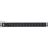 Aten Basis-PDU Serie, Standard, 1U, Aluminium, Schwarz, 12 AC-Ausgänge, C13-Koppler