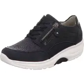 Waldlaufer Schnürhalbschuhe in blau, Gr. 6.5