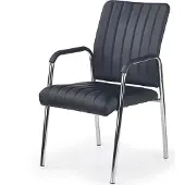 Halmar Bürostuhl mit Armlehnen Kraft - Schwarz