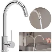 PrimaGran Küchenarmatur 5010, 360° drehbar, Hochdruckarmatur, Edelstahl Chrom