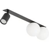 Licht-Erlebnisse Einbaustrahler Metall GU10 verstellbar Schwarz Weiß länglich Modern