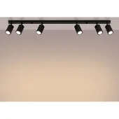 Licht-Erlebnisse Spot Aluminium GU10 verstellbar Schwarz länglich Modern Lampe