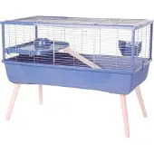 Zolux NEOLIFE 100 Käfig für Meerschweinchen, blau
