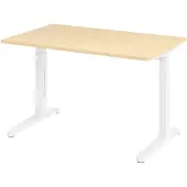 Hjh OFFICE PRO XTRA XB 12 WW - Ahorn 120 x 80 höhenverstellbar