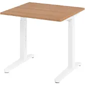 Hjh OFFICE PRO XTRA XB 8 WW - Nussbaum 80 x 80 höhenverstellbar