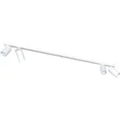 Licht-Erlebnisse Strahler Metall verstellbar Weiß GU10 4-flammig länglich Modern Spot