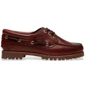 Timberland für Damen. TB0A19VAD571 Authentic Bootsschuhe aus braunem Leder (42 W), Wohnung, Schnürsenkel, Lässig, Klassisch
