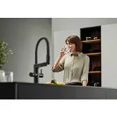 BLANCO Wasserhahn mit Sprudel EVOL-S PRO SODA schwarz matt 526629