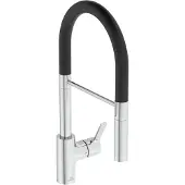 Ideal standard Küchenarmatur GUSTO Semi-Pro 2F-Brause, Ausladung 225mm chrom chrom