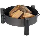 Gardener runde, stabile Feuerschale mit Griffen | Ø80cm x H 30cm