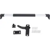 Gistuch 20-teiliges RV-Türriegel-Ersatzset mit schwarzem Metallgriff für Campingfahrzeuge, Wohnmobile, Reiseanhänger, links