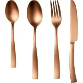Arthur Martin Besteckset – – AM0056 – 24-teilig – Edelstahl – Kupferfinish