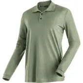Maier Sports Langarm-Poloshirt "Ulrich L/S" Herren Polo langarm, leichtes Funktionsshirt, Langarmshirt, Reg. Fit