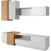 EURO-MEBLE Generisch Moderne Wohnwand 3D für das Wohnzimmer