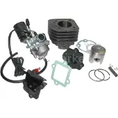 Untimero 50ccm Zylinder KIT VERGASER ANSAUGSTUTZEN für Generic Onyx 50 Zylinderkit Zylinderkit