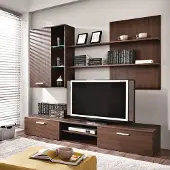 Kondela Wohnwand Quatro - Wenge