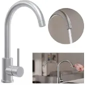 PrimaGran Küchenarmatur 5010, 360° drehbar, Hochdruckarmatur, Edelstahl