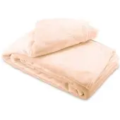 Leonado vicenti Kuscheldecke Beige 150x200 cm Wolldecke Fleece extra weiche Wohndecke Sofa
