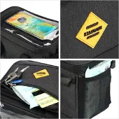 Gistuch Fahrrad-Kühltasche, isoliert, wasserabweisend, Lenkerkorb, Vordertasche mit Handyhalterung
