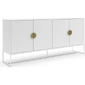Freiraum Sideboard >Asia< in Weiß - 180x82x40cm (BxHxT)