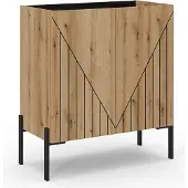 Freiraum Kommode >Neo< in Evoke Oak - 80x91x40cm (BxHxT)