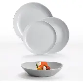 Big Buy Cooking Vajilla Luminarc Pampille Gris Vidrio 18 Piezas