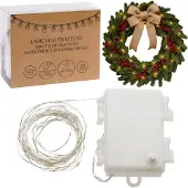 Sarcia.eu LED-Micro-Lichterkette, 2,3 m, warmweiß, batteriebetrieben, 20 LEDs Einheitsgröße