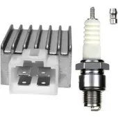 Untimero SPANNUNGSREGLER ZÜNDKERZE KIT Set für LONGJIA LJ50QT-K EX 50 2T
