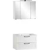 Freiraum Badezimmer-Set >Lyon< (2-tlg.) in weiß - 80x195x47cm (BxHxT)
