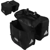 Gistuch Wasserdichte Outdoor-Fahrrad-Rücksitz-Heck-Aufbewahrungstasche Rack Trunk Travel Double Pannier