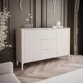 Lookway LUMI Zweitürige Kommode mit Schubladen